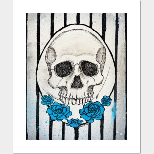 Cameo Skull (Rectangular Version) Posters and Art